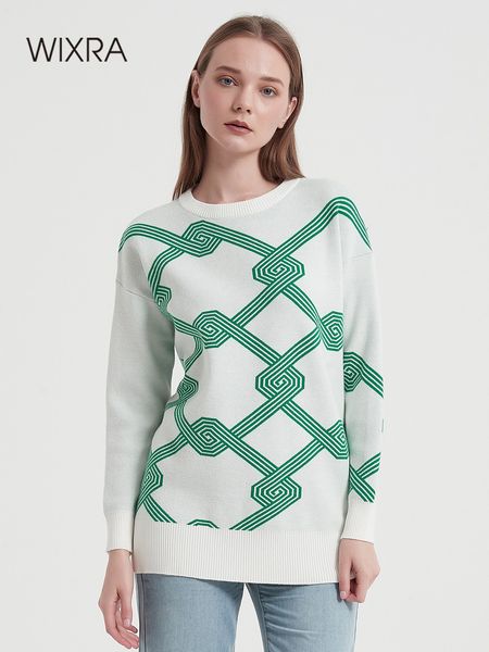 women's knits tees wixra women oneck pullover soft sweaters warm spring autumn female casual high streetwear knitted 220928, White
women's knits tees wixra women oneck pullover soft sweaters warm spring autumn female casual high streetwear knitted 220928, White
