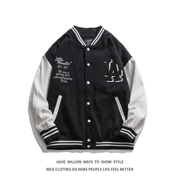 men's jackets 2021 new fashion spring autumn la embroidery women's baseball jacket men's coat couple varsity bomber boyfiend, Black;brown
men's jackets 2021 new fashion spring autumn la embroidery women's baseball jacket men's coat couple varsity bomber boyfiend, Black;brown
