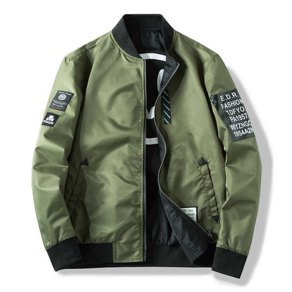 men's jackets men bomber jacket slim male wear casual windbreaker man pilot jacket with patches green thin mens coat outwear clothing z, Black;brown
men's jackets men bomber jacket slim male wear casual windbreaker man pilot jacket with patches green thin mens coat outwear clothing z, Black;brown