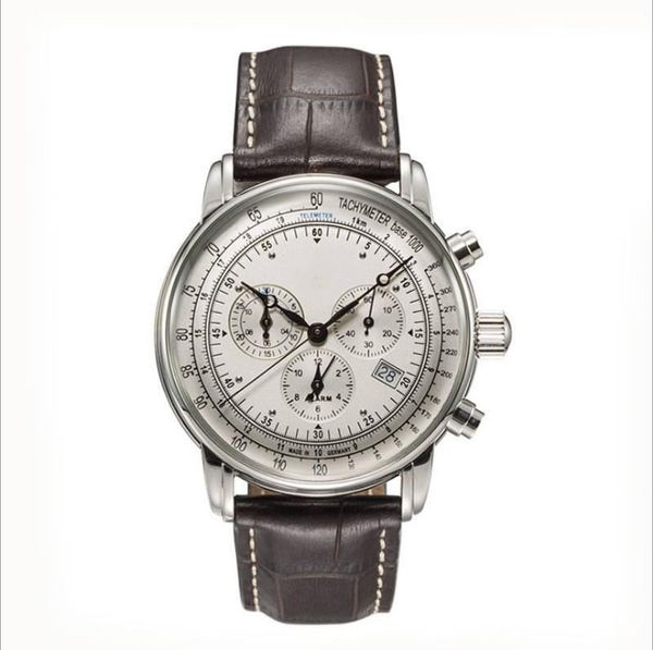 watch aaa brand luxury quartz watches waterproof leather business casual men three-eye multi-function chronograph relogio masculino, Slivery;brown
watch aaa brand luxury quartz watches waterproof leather business casual men three-eye multi-function chronograph relogio masculino, Slivery;brown