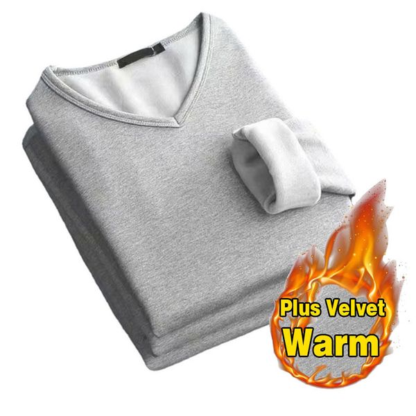men's thermal underwear autumn winter plus velvet thickening mens thermal underwear long sleeve soft warm t shirt casual v neck man th, Black;white
men's thermal underwear autumn winter plus velvet thickening mens thermal underwear long sleeve soft warm t shirt casual v neck man th, Black;white