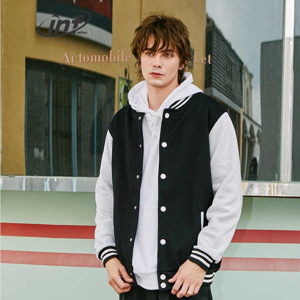men's jackets tion urban style mens varsity jackets trendy color block black baseball jacket t220926, Black;brown
men's jackets tion urban style mens varsity jackets trendy color block black baseball jacket t220926, Black;brown