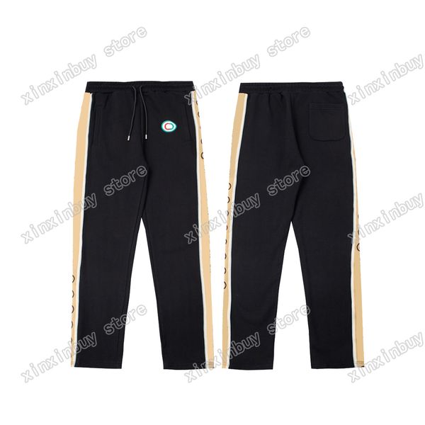 xinxinbuy men designer pant side webbing letter jacquard fabric 3m reflective streetwear women apricot black s-xl, Black;brown
xinxinbuy men designer pant side webbing letter jacquard fabric 3m reflective streetwear women apricot black s-xl, Black;brown