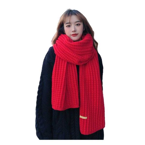 scarves new winter knitted scarf women thickened warm wool knitting wraps female solid color scarves couple fashion shawls g220927, Blue;gray
scarves new winter knitted scarf women thickened warm wool knitting wraps female solid color scarves couple fashion shawls g220927, Blue;gray