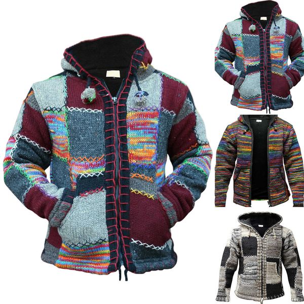 men's jackets autumn winter men sweaters fashion ethnic color block cardigan male long sleeve pocket hooded coat casual outwear t220926, Black;brown
men's jackets autumn winter men sweaters fashion ethnic color block cardigan male long sleeve pocket hooded coat casual outwear t220926, Black;brown