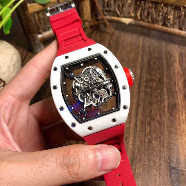 watches wristwatch luxury richa milles designer rm3502chaopai richardwhite ceramic hollow out men's automatic mechanical watch luminous, Slivery;brown
watches wristwatch luxury richa milles designer rm3502chaopai richardwhite ceramic hollow out men's automatic mechanical watch luminous, Slivery;brown
