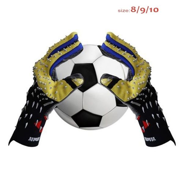 sports gloves balls thickened latex goalkeeper no finger guard nonslip professional glove football goalie child aldult 220926, Black
sports gloves balls thickened latex goalkeeper no finger guard nonslip professional glove football goalie child aldult 220926, Black