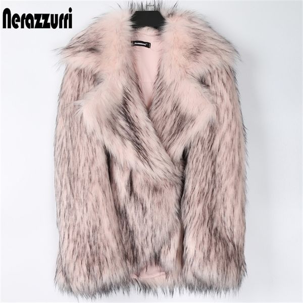 womens fur faux nerazzurri winter pink oversized faux fur jacket women lapel warm thick loose fluffy fake coat for fashion 220926, Black
womens fur faux nerazzurri winter pink oversized faux fur jacket women lapel warm thick loose fluffy fake coat for fashion 220926, Black