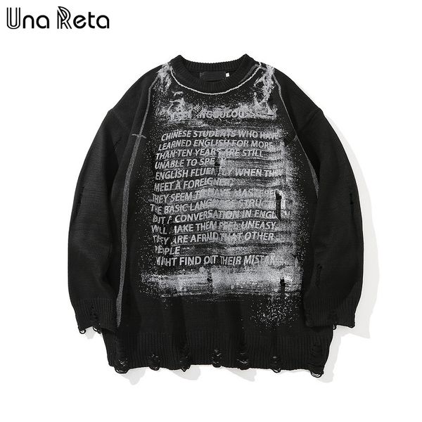 men's sweaters una reta sweater men print streetwear men clothes long sleeve pullover men pull homme loose hole couple sweater 220928, White;black
men's sweaters una reta sweater men print streetwear men clothes long sleeve pullover men pull homme loose hole couple sweater 220928, White;black