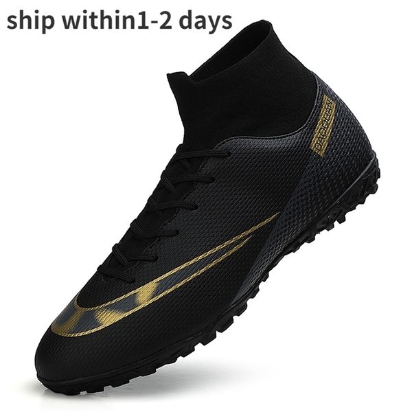 dress shoes size 32-47 high ankle soccer outdoor non-slip agtf football boots kids boys ultralight cleats sneakers 220927, Black
dress shoes size 32-47 high ankle soccer outdoor non-slip agtf football boots kids boys ultralight cleats sneakers 220927, Black