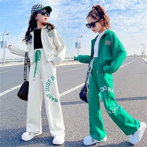 clothing sets child girls set autumnteen sport suit avocado hoodie wid leg pants school kids tracksuit for clothes 220928, White
clothing sets child girls set autumnteen sport suit avocado hoodie wid leg pants school kids tracksuit for clothes 220928, White