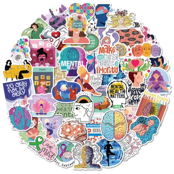 50pcs mental health matters stickers non-random for car bike luggage graffiti sticker lapskateboard motor water bottle snowboard wall decals
50pcs mental health matters stickers non-random for car bike luggage graffiti sticker lapskateboard motor water bottle snowboard wall decals