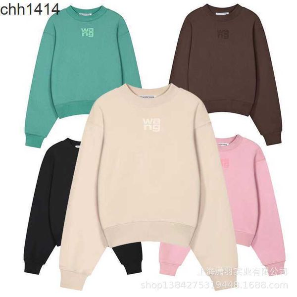 aw king 2022 autumn new loose silhouette round neck women's terry sweatshirt, Black
aw king 2022 autumn new loose silhouette round neck women's terry sweatshirt, Black