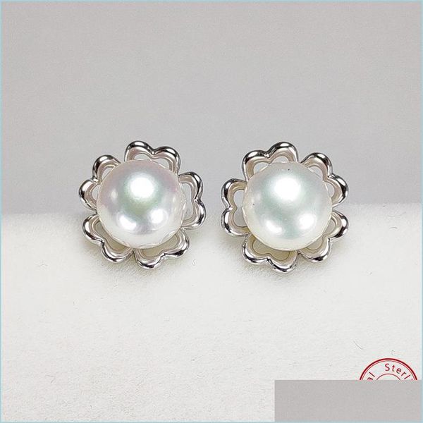 stud 100% pearl earrings s925 sterling sier stud fashion jewelry 6-7mm flower for women girl diy wedding gift drop delivery 2021 carsh dh8bk, Golden;silver
stud 100% pearl earrings s925 sterling sier stud fashion jewelry 6-7mm flower for women girl diy wedding gift drop delivery 2021 carsh dh8bk, Golden;silver