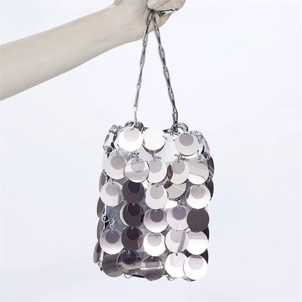 evening bags fashion luxury designer women metal sequins chain woven clutch female travel holiday shoulder handbag 220928
evening bags fashion luxury designer women metal sequins chain woven clutch female travel holiday shoulder handbag 220928
