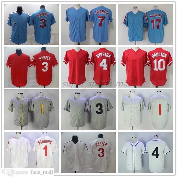 man women youth mitchell and ness baseball jersey vintage 1 richie ashburn 4 scott kingery 3 bryce harper 7 maikel franco 10 darren daulton, Blue;black
man women youth mitchell and ness baseball jersey vintage 1 richie ashburn 4 scott kingery 3 bryce harper 7 maikel franco 10 darren daulton, Blue;black