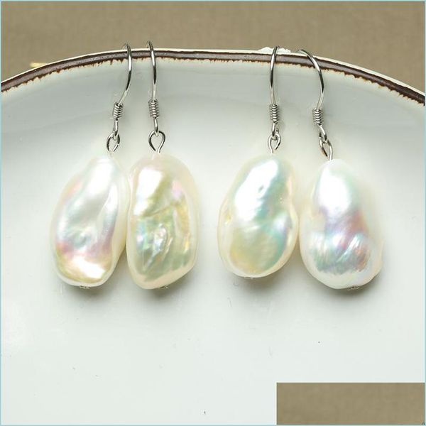 dangle chandelier 100% natural baroque earrings 10-15mm white pearl drop s925 sterling sier stud earring classic fine jewelry deliver dh1z3, Silver
dangle chandelier 100% natural baroque earrings 10-15mm white pearl drop s925 sterling sier stud earring classic fine jewelry deliver dh1z3, Silver