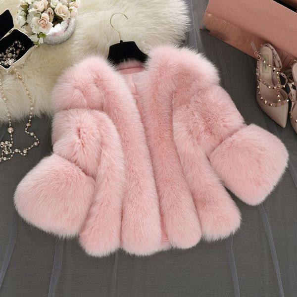 womens fur faux biyaby winter fashion coat elegant fluffy thick warm jacket female pink short ry outerwear 220927, Black
womens fur faux biyaby winter fashion coat elegant fluffy thick warm jacket female pink short ry outerwear 220927, Black
