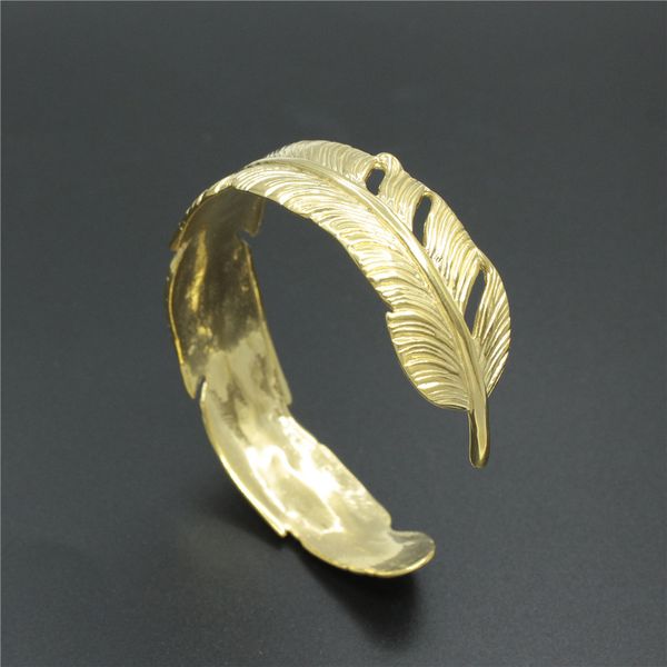 bangle creative design trend cuff fashion simple mens and womens u shape adjustable retro feather open bracelet, Black
bangle creative design trend cuff fashion simple mens and womens u shape adjustable retro feather open bracelet, Black