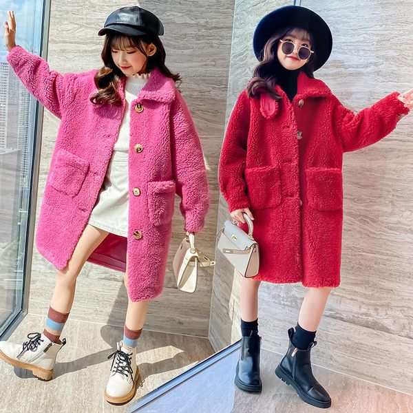 coat teen girls cotton wool blends coats winter thicken rose red pink 3 color mid long fleece turn down collar jackets for kids 4 13y 220927, Blue;gray
coat teen girls cotton wool blends coats winter thicken rose red pink 3 color mid long fleece turn down collar jackets for kids 4 13y 220927, Blue;gray