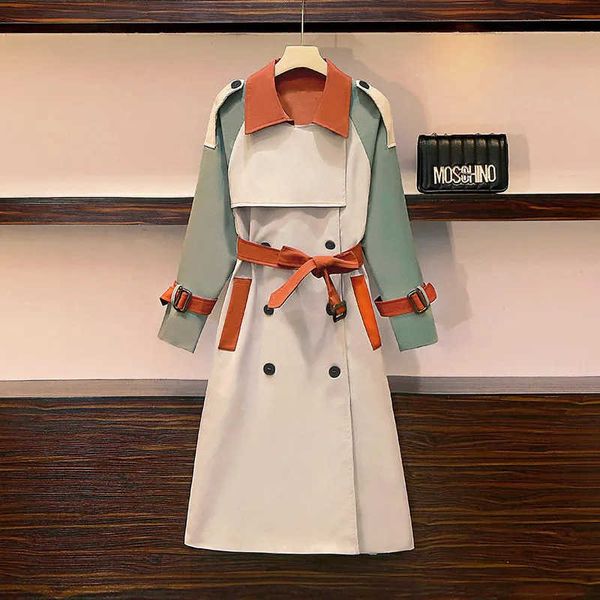 trench coats spring women's coat 2022 new fashion female jackets ladies windbreaker autumn casual outerwear splicing women windbreaker, Tan;black
trench coats spring women's coat 2022 new fashion female jackets ladies windbreaker autumn casual outerwear splicing women windbreaker, Tan;black
