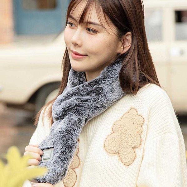 scarves thermal scarf soft usb rechargeable quick heating adjustable 3 levels winter cold protection heated s y2209, Blue;gray
scarves thermal scarf soft usb rechargeable quick heating adjustable 3 levels winter cold protection heated s y2209, Blue;gray