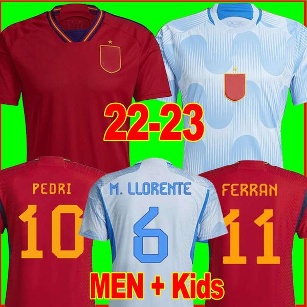 2022 world cup soccer jersey camiseta morata rodrigo torres pedri ramos thiago iniesta alba football shirt men kids national team, Black;yellow
2022 world cup soccer jersey camiseta morata rodrigo torres pedri ramos thiago iniesta alba football shirt men kids national team, Black;yellow