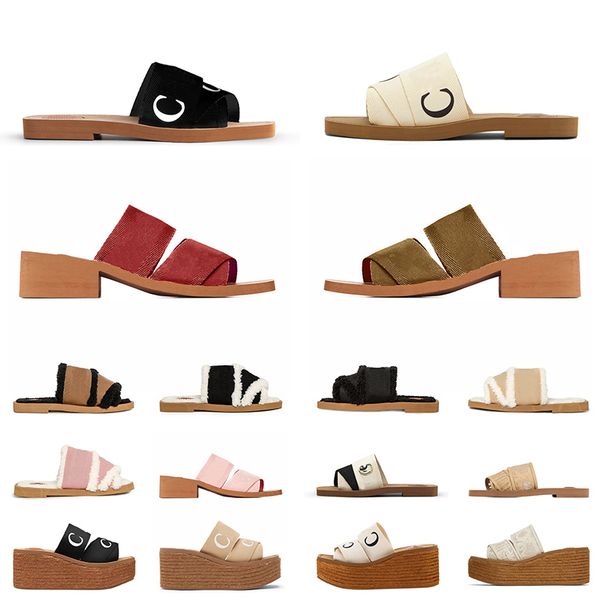 flat mid heeled sandals winter designer women slippers slides woody sandal print platform mules furry black white pink slipper wool canvas s
flat mid heeled sandals winter designer women slippers slides woody sandal print platform mules furry black white pink slipper wool canvas s