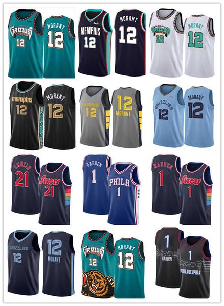 ja 12 morant basketball jerseys stitched s green grey white black s m l xxl3636, Black;red
ja 12 morant basketball jerseys stitched s green grey white black s m l xxl3636, Black;red