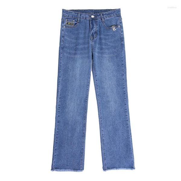 jeans women's women's 2022 spring and autumn micro-flared cropped pants loose stretch slimming sasualtrousers, Blue
jeans women's women's 2022 spring and autumn micro-flared cropped pants loose stretch slimming sasualtrousers, Blue