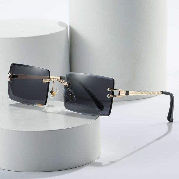 2022 new rimless rectangle sunglasses women fashion frameless square glasses for men ultralight uv400 eyewear shades 0928, White;black
2022 new rimless rectangle sunglasses women fashion frameless square glasses for men ultralight uv400 eyewear shades 0928, White;black