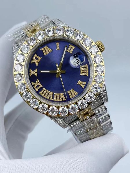 men's luxury diamond watch 43mm double room gold full-automatic mechanical fashion business watch, Slivery;brown
men's luxury diamond watch 43mm double room gold full-automatic mechanical fashion business watch, Slivery;brown