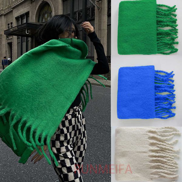 scarves 2022 luxury cashmere bright green women solid scarf winter shawl and wrap bandana pashmina tassel female foulard thick blanket g2209, Blue;gray
scarves 2022 luxury cashmere bright green women solid scarf winter shawl and wrap bandana pashmina tassel female foulard thick blanket g2209, Blue;gray