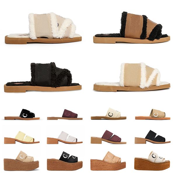 new branded slippers woody mules flat designer sandals lady lettering suede canvas mid heeled womens loafers pink red luxury platform mule s, Black
new branded slippers woody mules flat designer sandals lady lettering suede canvas mid heeled womens loafers pink red luxury platform mule s, Black