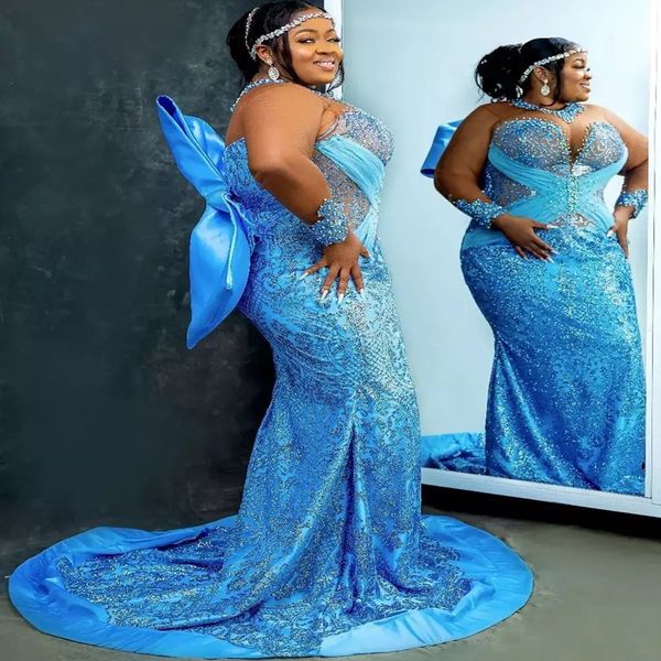2022 arabic aso ebi blue mermaid prom dresses sequined lace evening formal party second reception birthday engagement gowns dress zj166, Black
2022 arabic aso ebi blue mermaid prom dresses sequined lace evening formal party second reception birthday engagement gowns dress zj166, Black