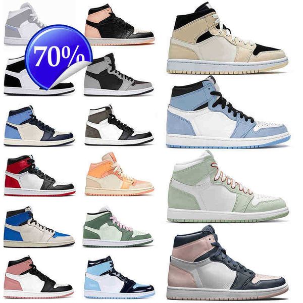 air jorden 1 jumpman 1s mens womens og basketball shoes bubble gum rust pink university blue mid grey shadow high obsidian chicago trainers
air jorden 1 jumpman 1s mens womens og basketball shoes bubble gum rust pink university blue mid grey shadow high obsidian chicago trainers