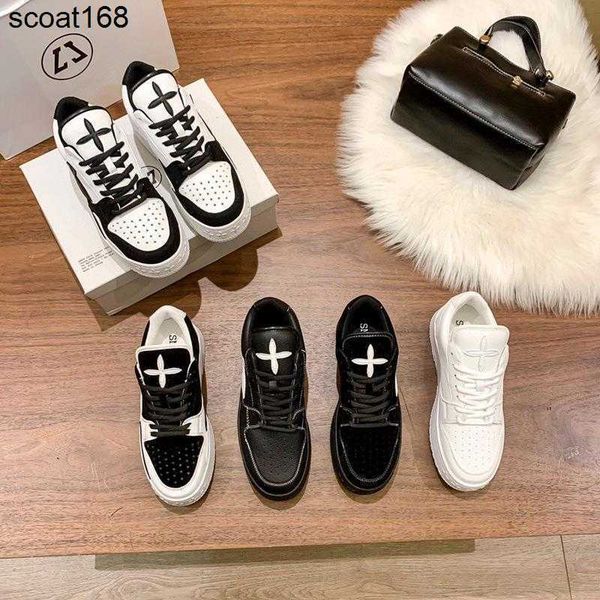 dress shoes smfk cross pattern designer skateboard shoe women autumn breathable versatile thick soled leather casual shoes, Black
dress shoes smfk cross pattern designer skateboard shoe women autumn breathable versatile thick soled leather casual shoes, Black