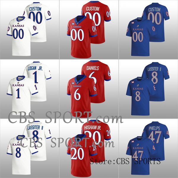 american college football wear 2023 kansas jayhawks football jersey ncaa daniel hishaw jr. devin neal ethan vasko grayden addison jacob borc, Black
american college football wear 2023 kansas jayhawks football jersey ncaa daniel hishaw jr. devin neal ethan vasko grayden addison jacob borc, Black