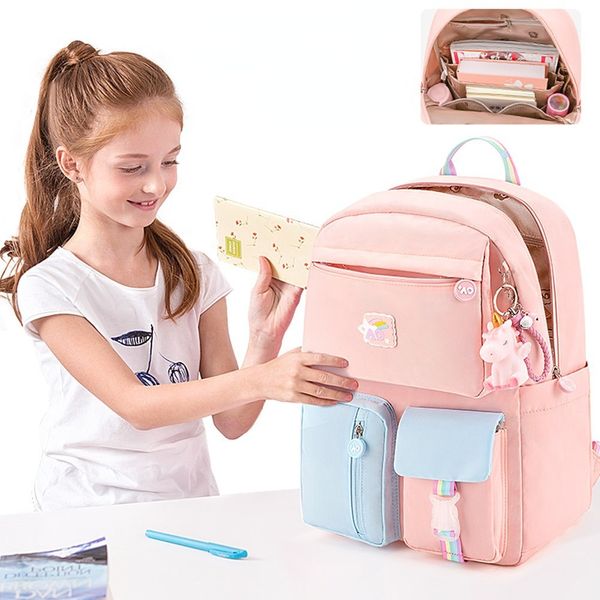 school bags waterproof children for girls primary school backpack orthopedic backpack bag kids mochila infantil 220928
school bags waterproof children for girls primary school backpack orthopedic backpack bag kids mochila infantil 220928