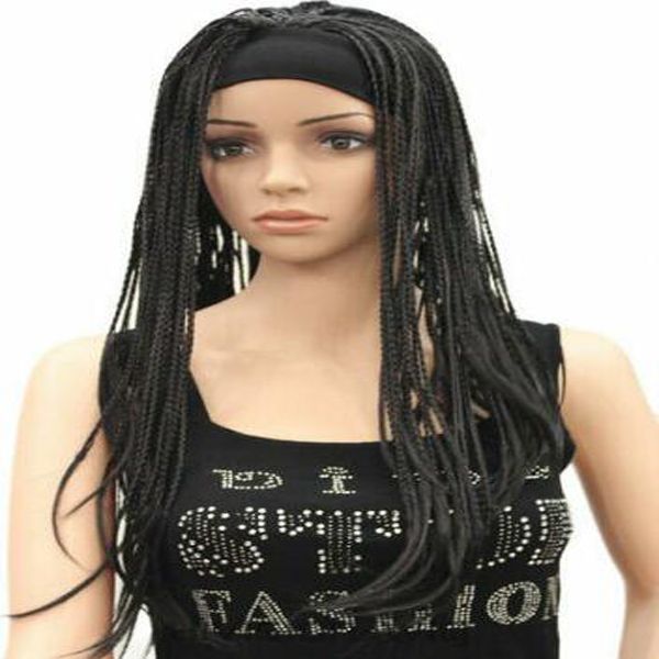 synthetic long straight hand made braids 3/4 half full wig headband for women wig, Black
synthetic long straight hand made braids 3/4 half full wig headband for women wig, Black