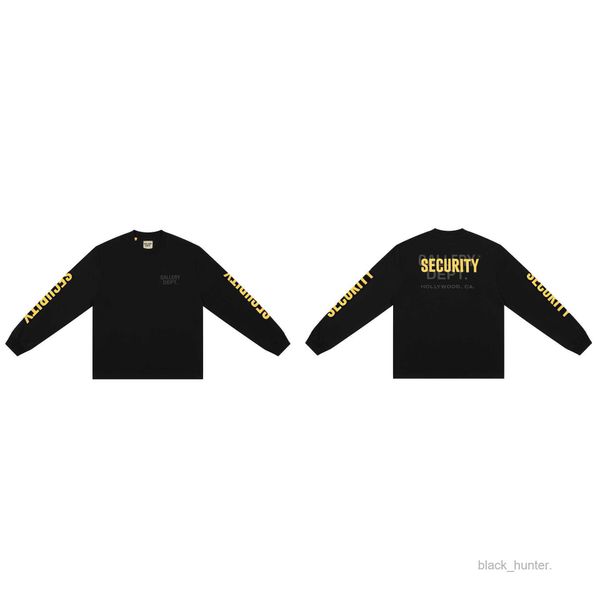 men's hoodies galery dept designer sweatshirts new early autumn double arm yellow letter printed men women's long sleeved t-shirt, Black
men's hoodies galery dept designer sweatshirts new early autumn double arm yellow letter printed men women's long sleeved t-shirt, Black