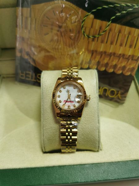 with original box seller women watch lady size 26mm date girl sapphire glass wristwatch 2813 movement automatic mechanical movement watches, Slivery;brown
with original box seller women watch lady size 26mm date girl sapphire glass wristwatch 2813 movement automatic mechanical movement watches, Slivery;brown