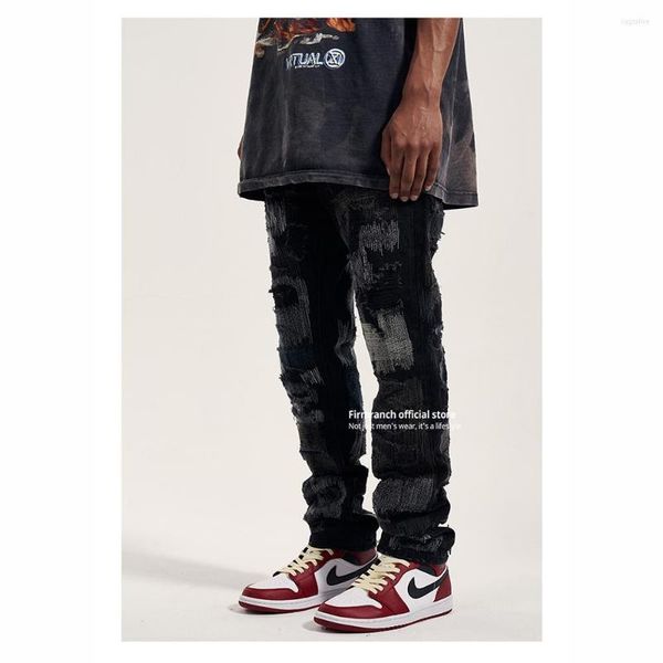 men's jeans firmranch y2k for men 2022 streetwear broken embroidered stitch denim pants hip hop trendyol motorcycle stacked jean jomme, Blue
men's jeans firmranch y2k for men 2022 streetwear broken embroidered stitch denim pants hip hop trendyol motorcycle stacked jean jomme, Blue