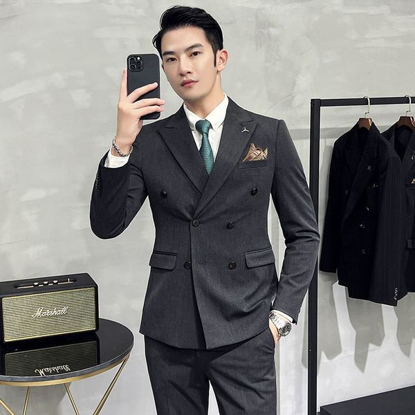 men's suits blazers s7xlblazer vest trousers men's suit fashion single and double breasted italian style slim wedding dress men�, White;black
men's suits blazers s7xlblazer vest trousers men's suit fashion single and double breasted italian style slim wedding dress men�, White;black