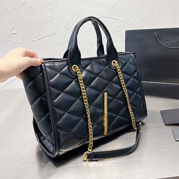 quilted hrain shopping bag check tote handbags lady chain crossbody bags large capacity genuine leather shoulder back handbags zipper pocket
quilted hrain shopping bag check tote handbags lady chain crossbody bags large capacity genuine leather shoulder back handbags zipper pocket