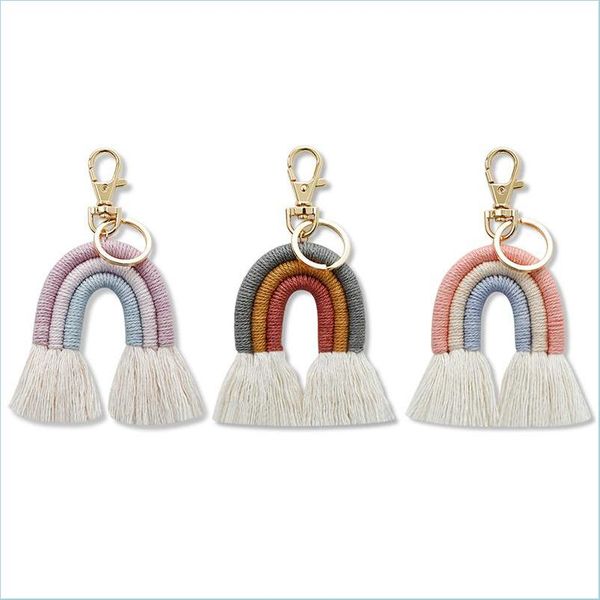 keychains new weaving rainbow keychains for women boho handmade key holder keyring rame bag charm car hanging jewelry gifts drop deli dhj5l, Silver
keychains new weaving rainbow keychains for women boho handmade key holder keyring rame bag charm car hanging jewelry gifts drop deli dhj5l, Silver