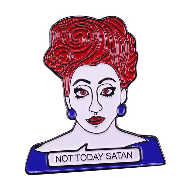 not today satan rupaul's drag race enamel brooch pins badge lapel pins brooches alloy metal fashion jewelry accessories gifts, Blue
not today satan rupaul's drag race enamel brooch pins badge lapel pins brooches alloy metal fashion jewelry accessories gifts, Blue