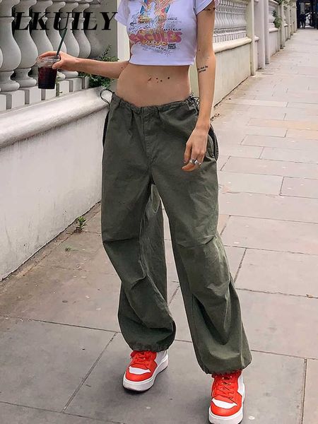 women's pants capris parachute y2k vintage cargo women streetwear sweatpants fashion overalls baggy drawstring low waist trouser t22092, Black;white
women's pants capris parachute y2k vintage cargo women streetwear sweatpants fashion overalls baggy drawstring low waist trouser t22092, Black;white