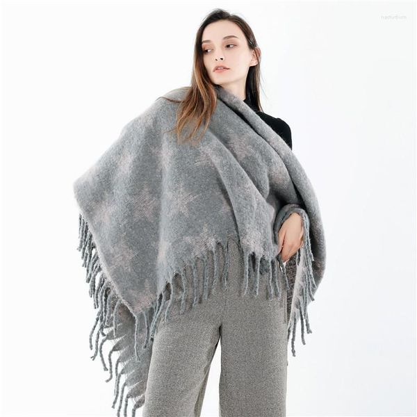 scarves winter scarf women star print soft cashmere wraps basic acrylic wram shawl, Blue;gray
scarves winter scarf women star print soft cashmere wraps basic acrylic wram shawl, Blue;gray