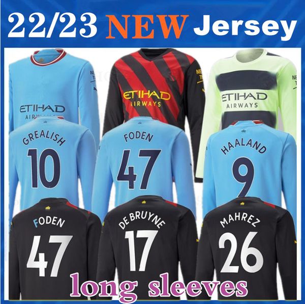 22 23 haaland 9 mancnester soccer jerseys alvarez foden grealish de bruyne 2022 2023 sterling bernardo mans long sleeve football shirts jers, Black;yellow
22 23 haaland 9 mancnester soccer jerseys alvarez foden grealish de bruyne 2022 2023 sterling bernardo mans long sleeve football shirts jers, Black;yellow